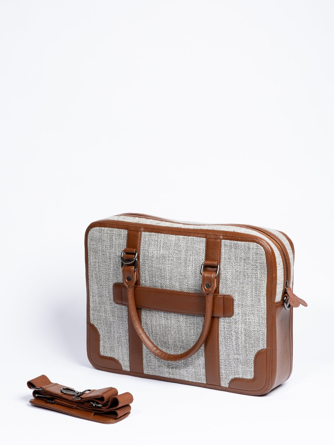 Henry Laptop Bag - Chunky Grey