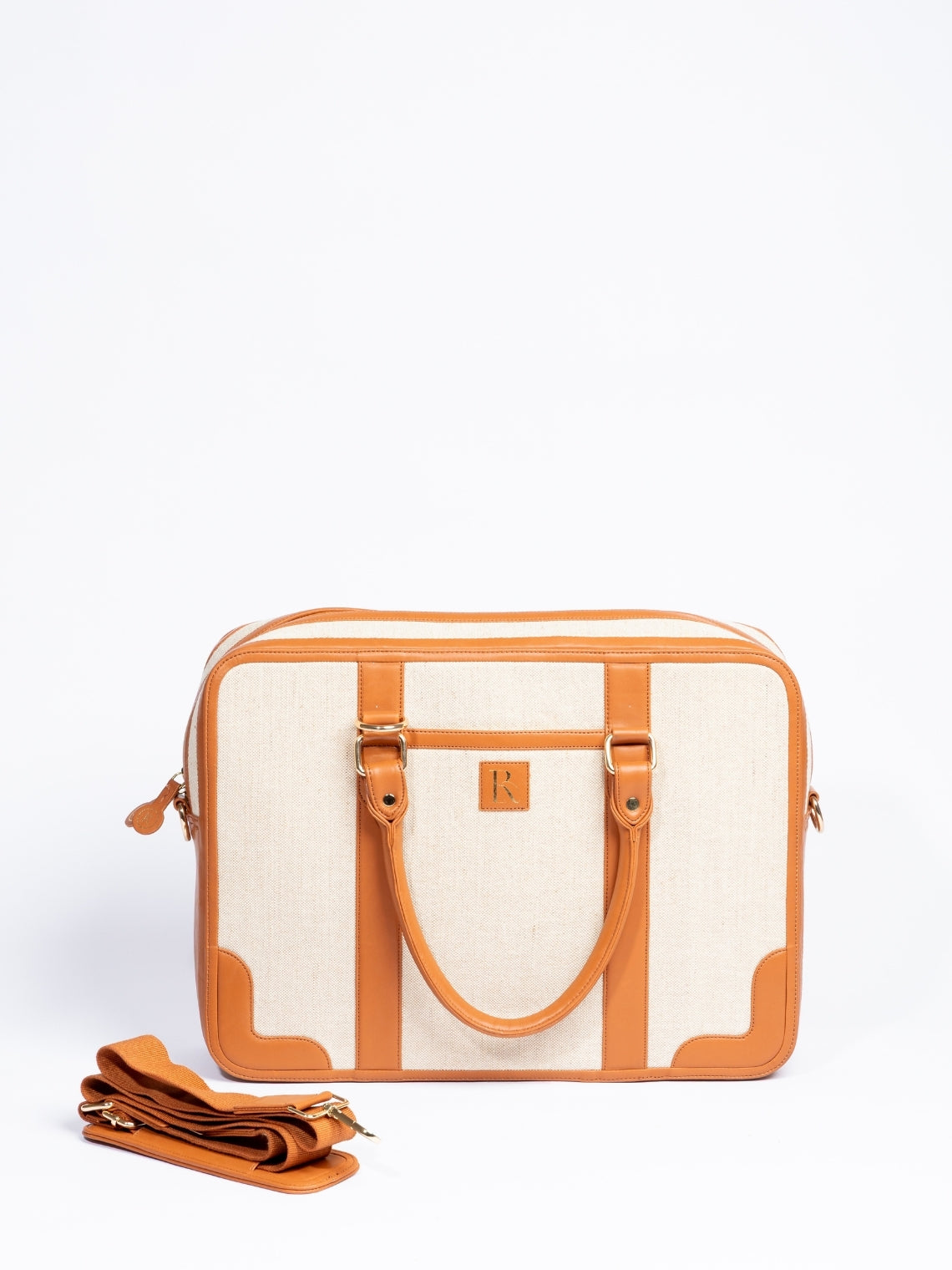 Henry Laptop Bag - Beige