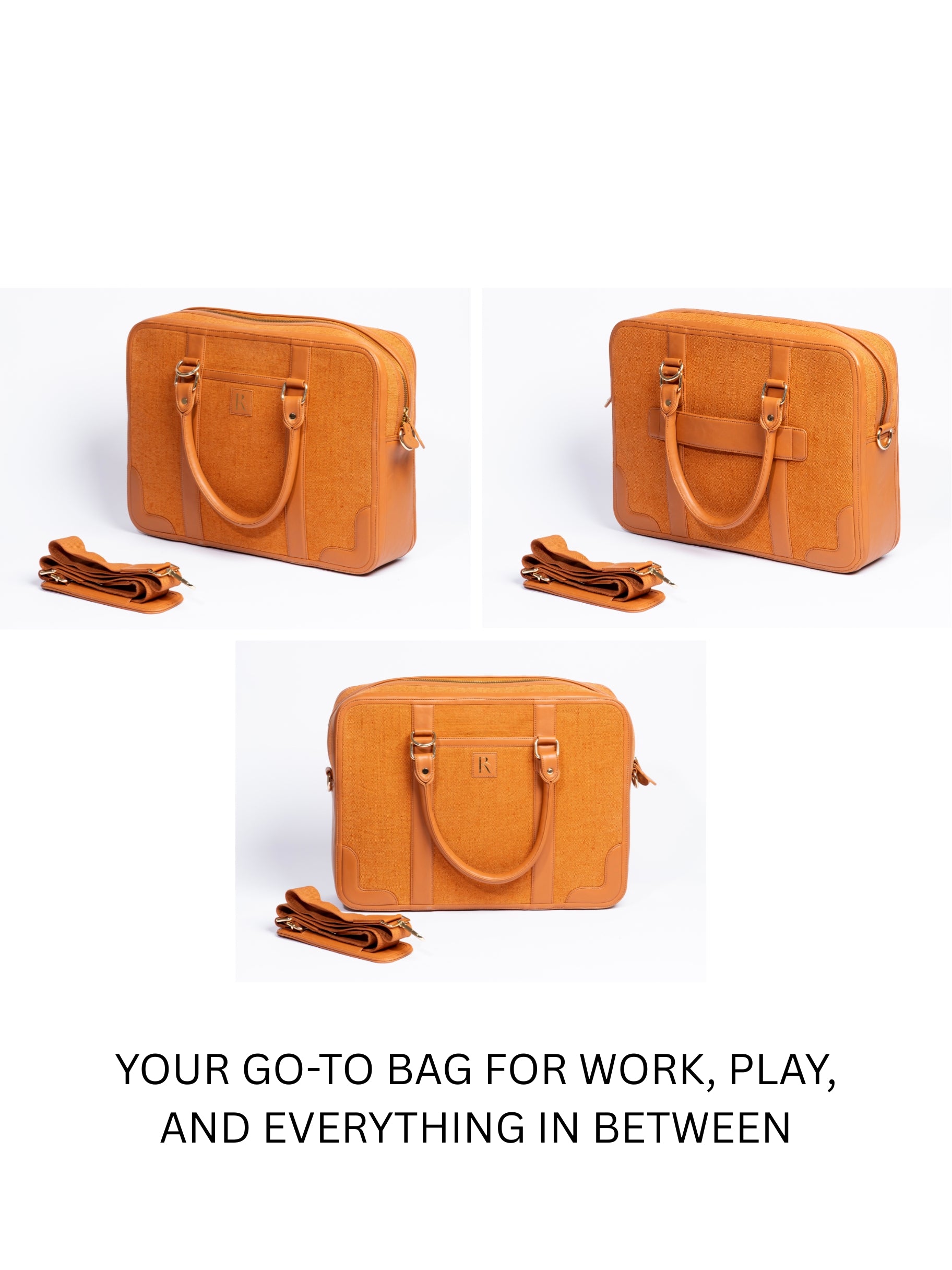 Henry Laptop Bag - Tan
