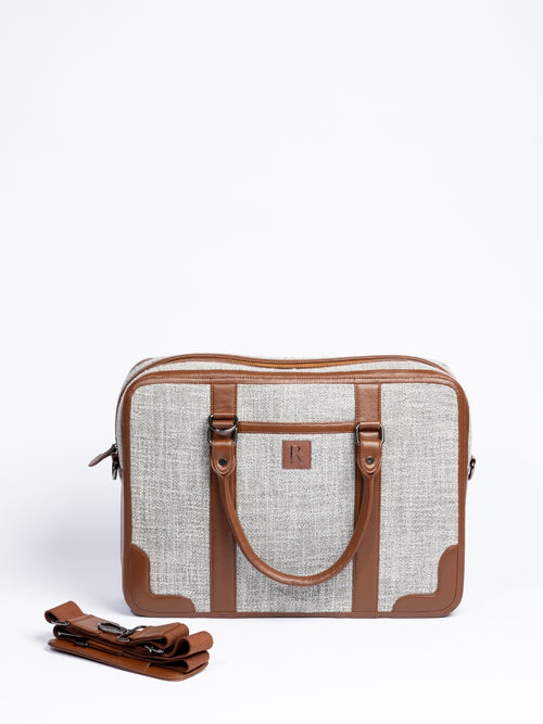 Henry Laptop Bag - Chunky Grey