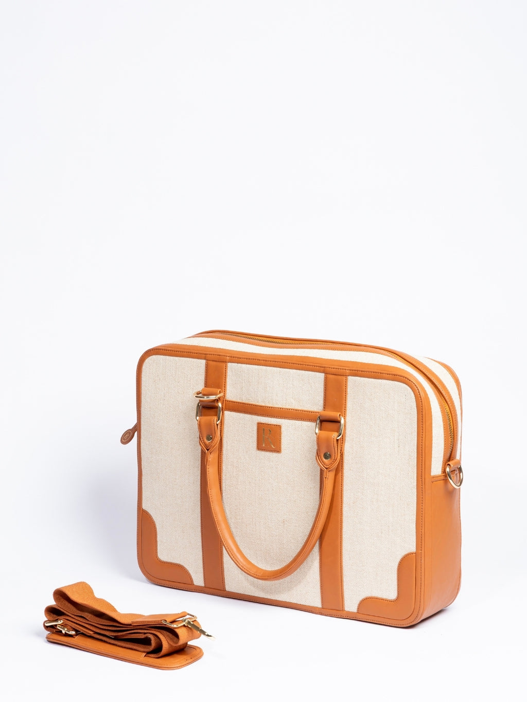 Henry Laptop Bag - Beige