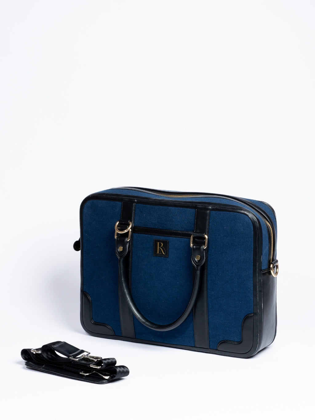 Henry Laptop Bag - Indigo