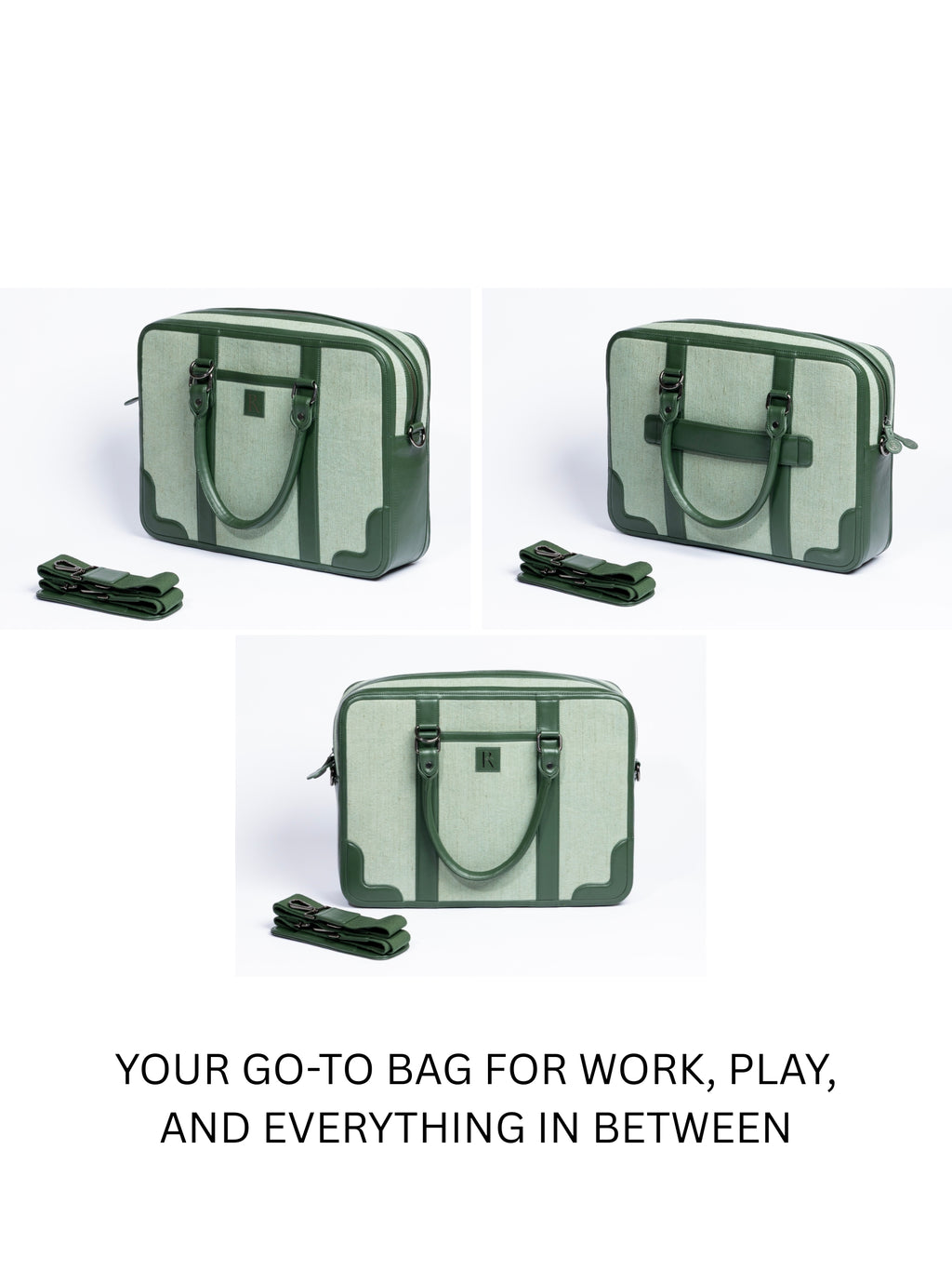 Henry Laptop Bag - Jade