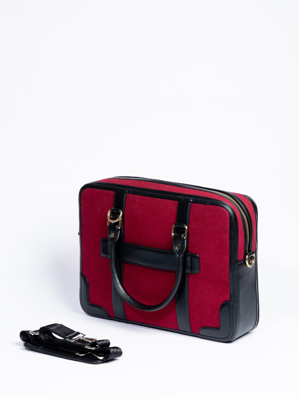Henry Laptop Bag - Ruby
